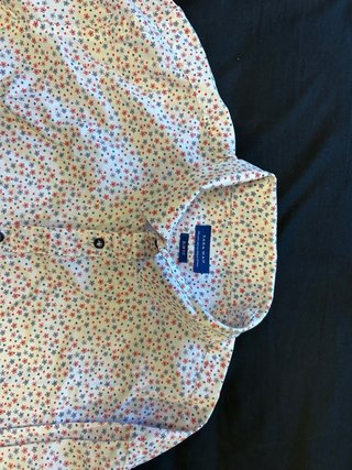 Camisa Zara Man Slim Fit Estampada Talla M