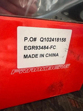 Válvula EGR Diesel Frankberg BMW