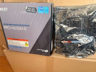 Placa Base MSI PRO H610M-E