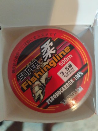 Sedal de pesca Fluorocarbon 100% 500m