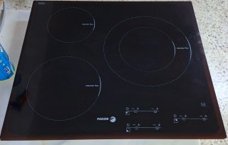 Placa de Inducción Fagor 3 fuegos