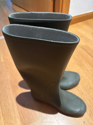 Botas de agua y pesca niño media caña T35-36.