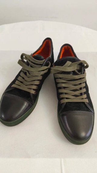 Scarpe Etro nere con dettagli verdi