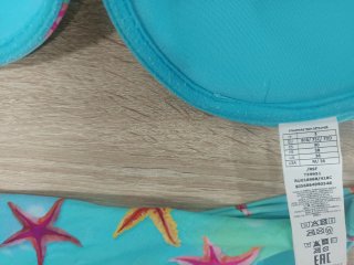 Bikini estrellas de mar azul y rosa