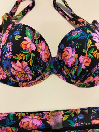 Bikini donna taglia 50 fantasia floreale