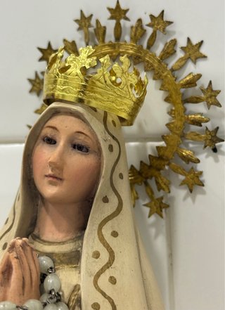 ANTIGUA VIRGEN DE FÁTIMA SELLADA OLOT PEDRO LLORET