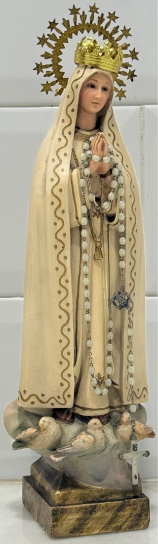 ANTIGUA VIRGEN DE FÁTIMA SELLADA OLOT PEDRO LLORET