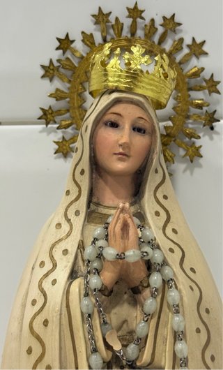 ANTIGUA VIRGEN DE FÁTIMA SELLADA OLOT PEDRO LLORET