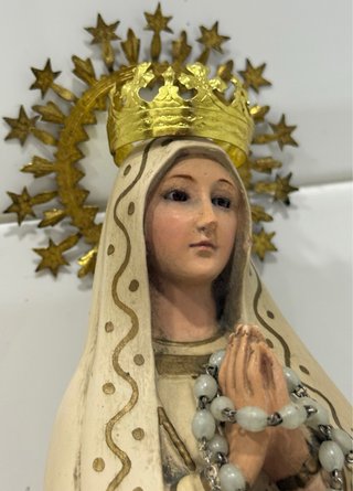 ANTIGUA VIRGEN DE FÁTIMA SELLADA OLOT PEDRO LLORET