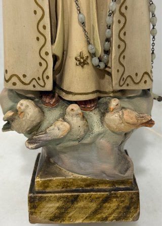 ANTIGUA VIRGEN DE FÁTIMA SELLADA OLOT PEDRO LLORET