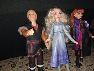 Frozen 2 Trineo con Kristoff, Elsa, Anna y Sven