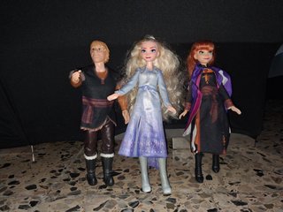 Frozen 2 Trineo con Kristoff, Elsa, Anna y Sven