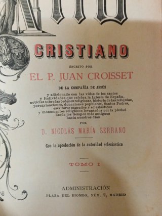 Colección completa Año Cristiano 1840