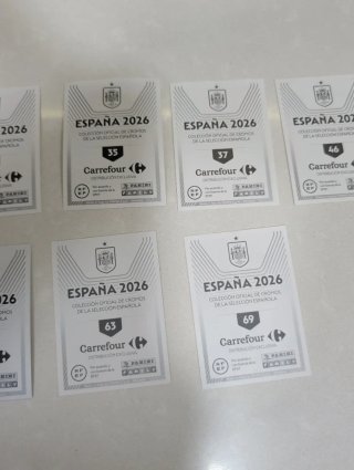 Cromos Panini Selección Española Carrefour