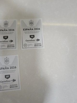 Cromos Panini Selección Española Carrefour