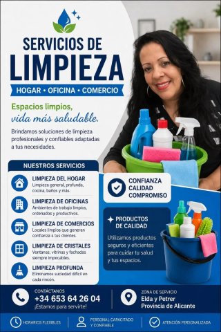 Trabalho com limpeza