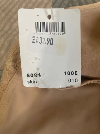 Sujetador Talla Grande Beige Sin Estrenar