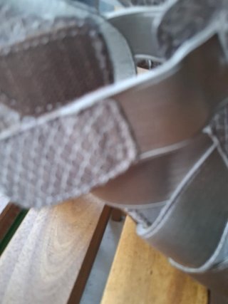Sandalias efecto piel serpiente talla 39