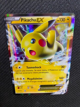 Carta Pokemon Pikachu EX XY174 PROMO