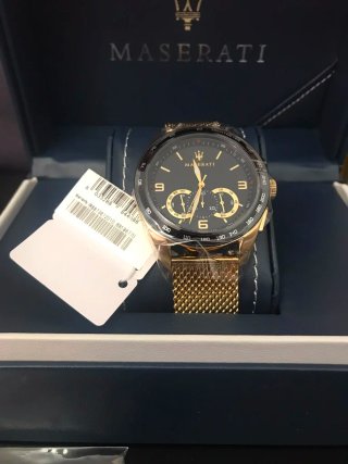 Reloj Maserati RAGUARDO 45mm Cronógrafo Dorado