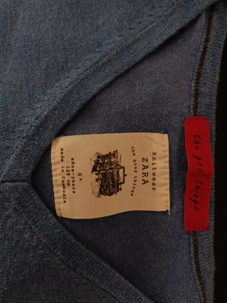 Jersey Zara Azul