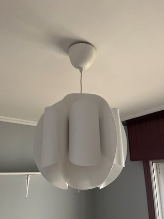 Lámpara colgante Ikea blanca