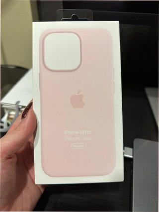 Cover in silicone per iPhone 13 Pro MagSafe Rosa
