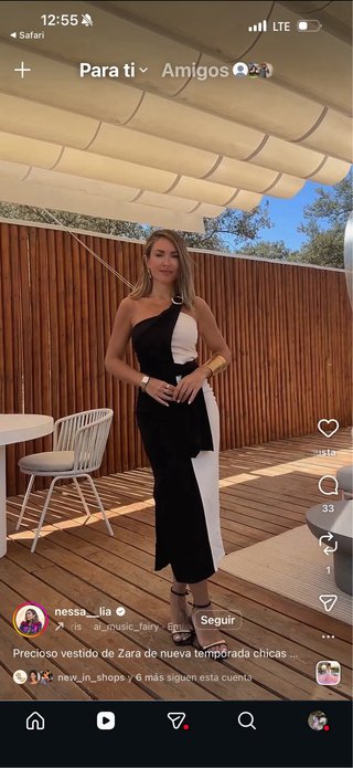 Vestido Midi combinado nudo Zara