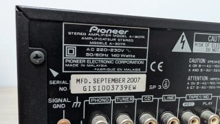 Amplificatore Pioneer A-307 R con altoparlanti