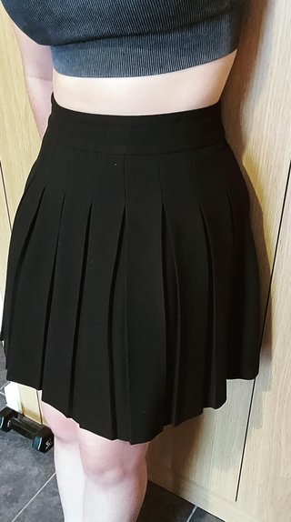 Falda tablas negra FBSISTER Talla L