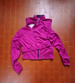 Giacca sportiva Adidas 3in1 donna fucsia taglia XL