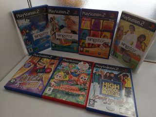 Lote Juegos PS2: Singstar y Buzz