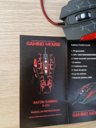 Ratón gaming nuevo USB 6400 DPI programable