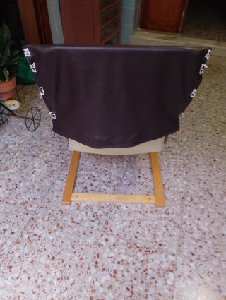 Sillón Arsunda Ikea Piel y Madera