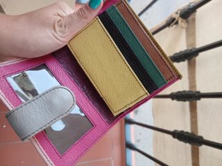 Monedero estampado animal print