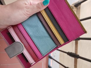 Monedero estampado animal print