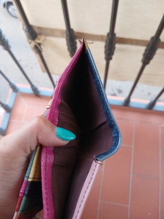 Monedero estampado animal print