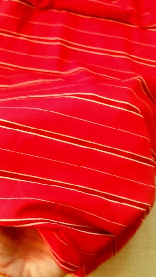 Top halter Y2K righe rosse tg S