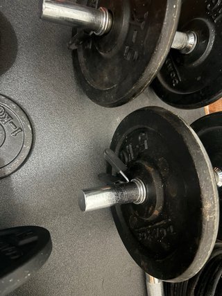 Discos de pesa y mancuerna 2 y 1 kg Decathlon