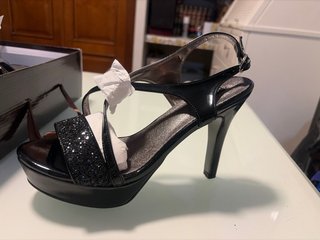Zapatos de fiesta Jaclin negros talla 40