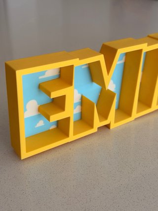 Nombre Toy Story 3D Personalizado Woody / Jessie