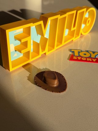 Nombre Toy Story 3D Personalizado Woody / Jessie