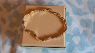 Pulsera Plata y Piedra Rosa
