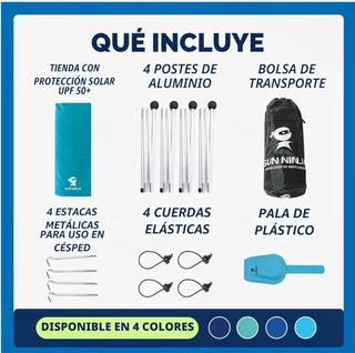 Tienda de campaña para playa Sun Ninja