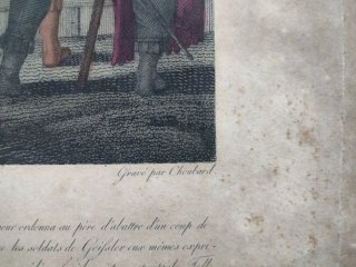 Grabado Angelo Biasioli Siglo XIX