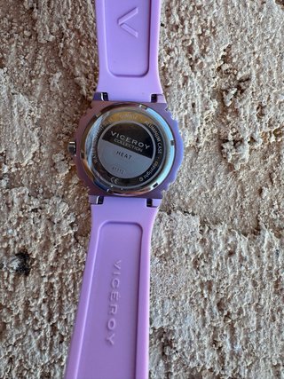 Reloj Viceroy Lila Caucho Negro