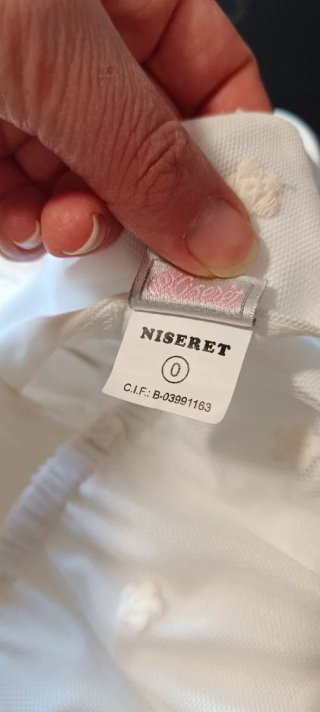 Vestido ceremonia bebé blanco