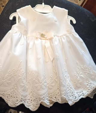 Vestido ceremonia bebé blanco