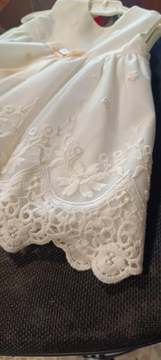 Vestido ceremonia bebé blanco