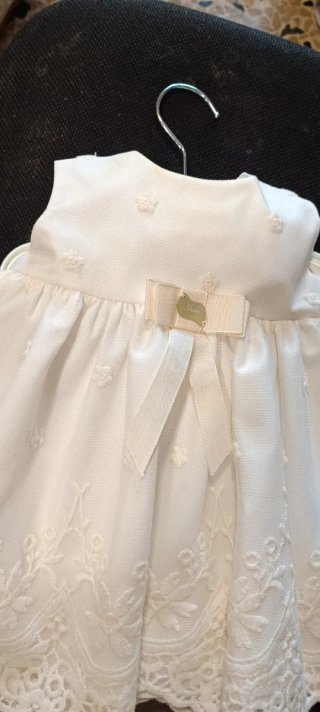 Vestido ceremonia bebé blanco
